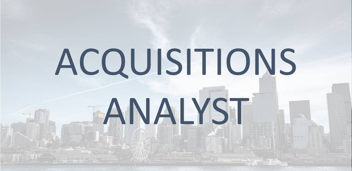 Acquisitions Analyst - A.CRE Job Board