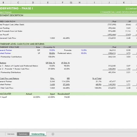 Land Development Model (Multi-Scenario) - Adventures in CRE